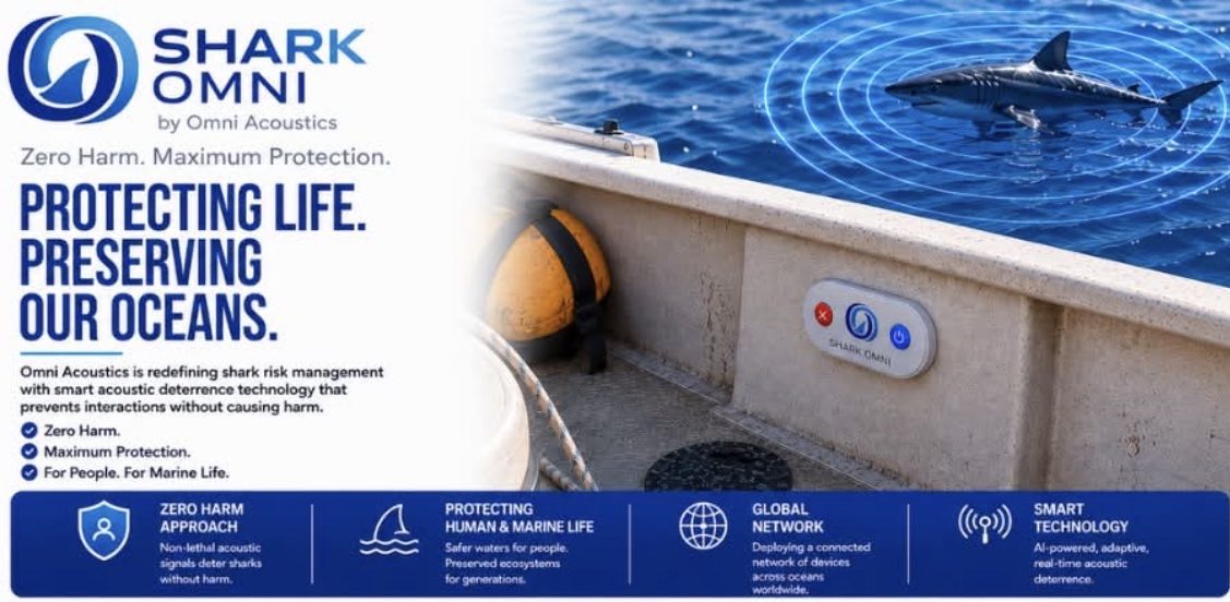 Shark Omni – Zero harm Biomimicry repeller